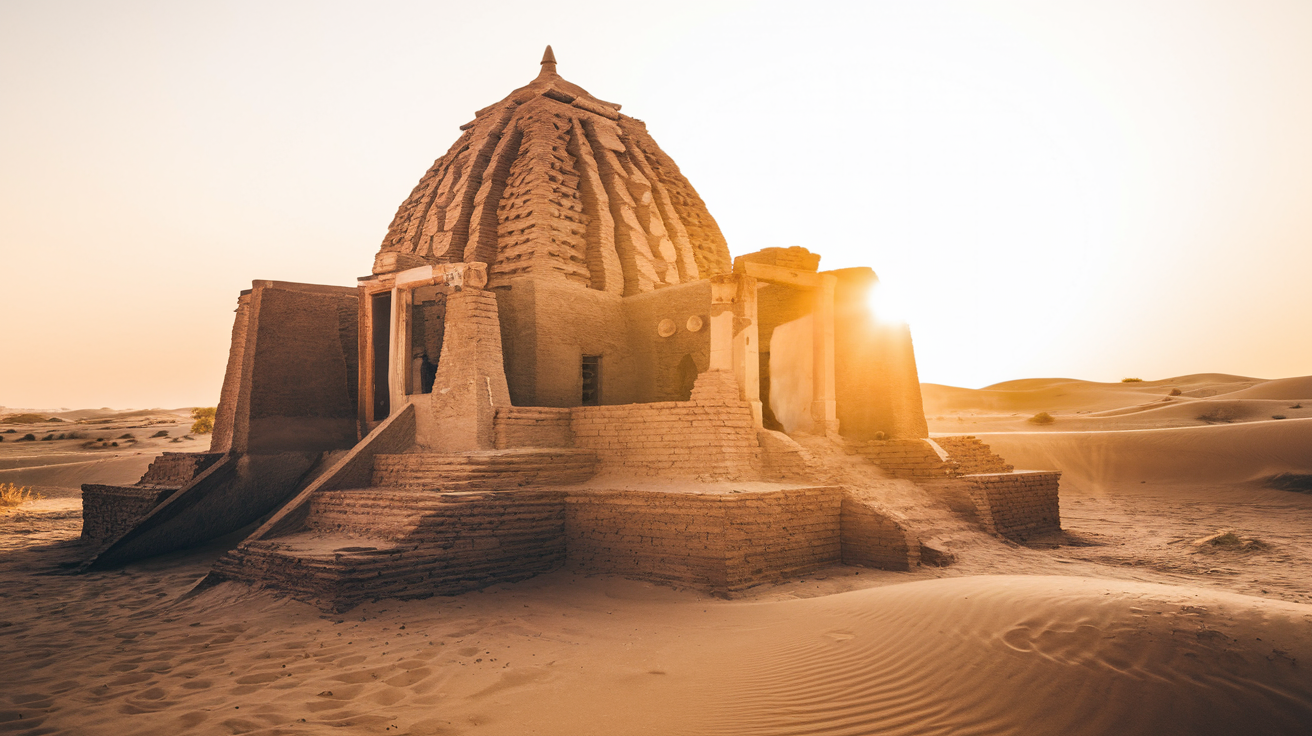 New Athos Monastery at sunset