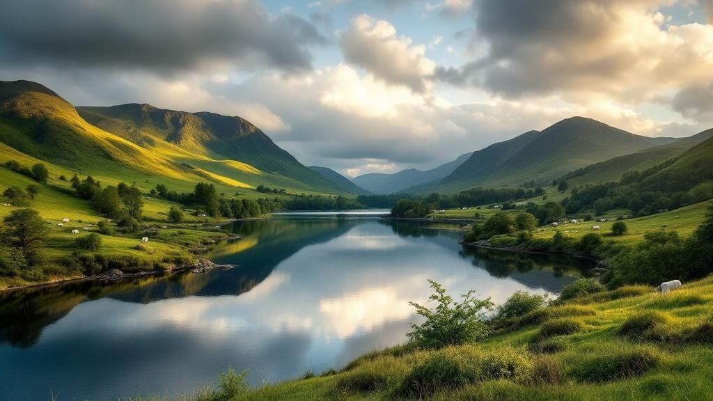 Ring of Kerry from the wooden dock