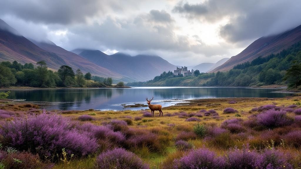 Ross Castle overlooking Lakes of Killarney