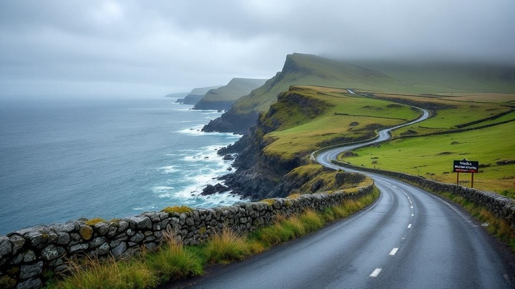 Galway Promenade Romantic Evening