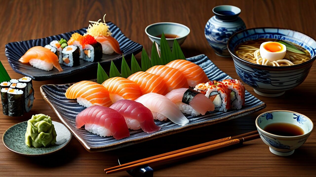 Japanese cuisine — sushi, sashimi and seasonal dishes