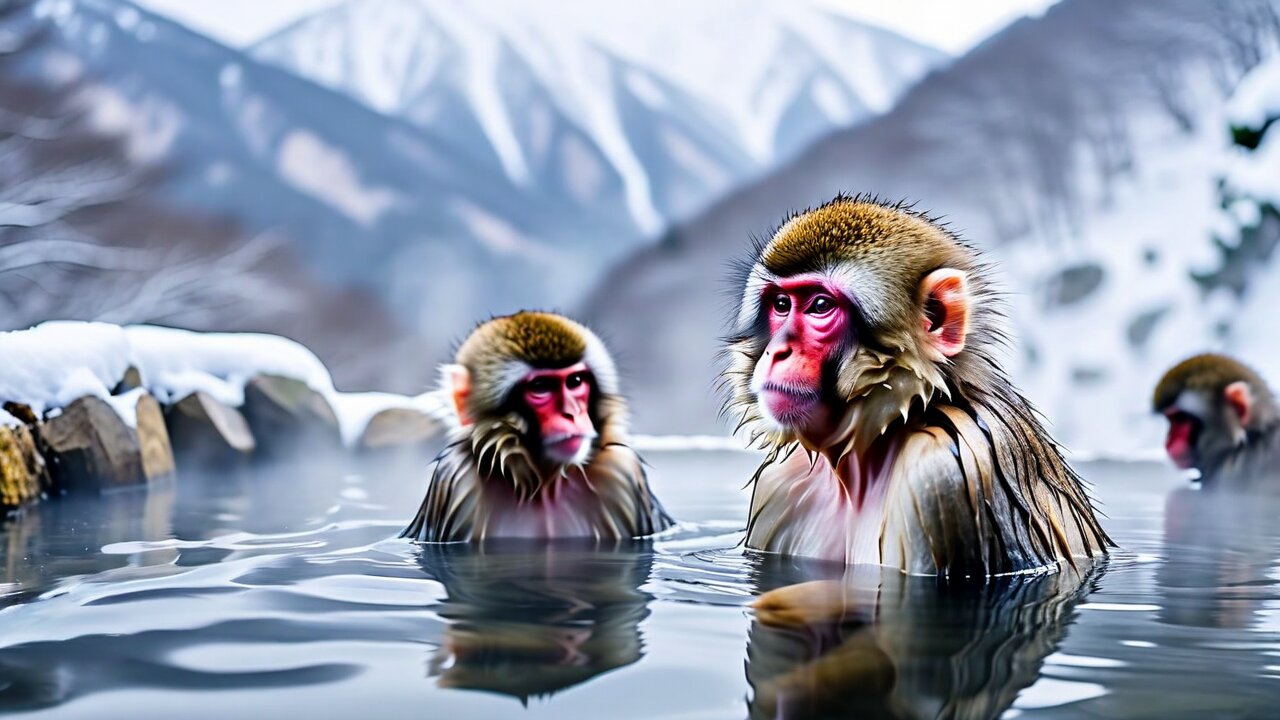 Snow Monkeys of Jigokudani