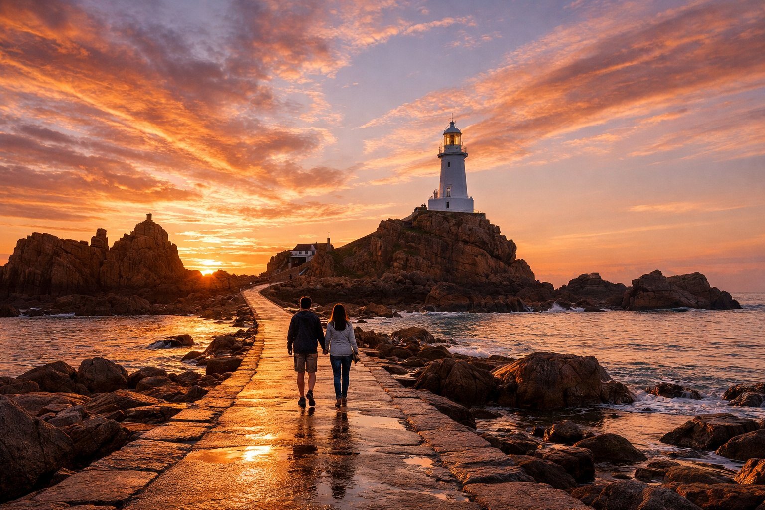 La Corbière Lighthouse, Jersey