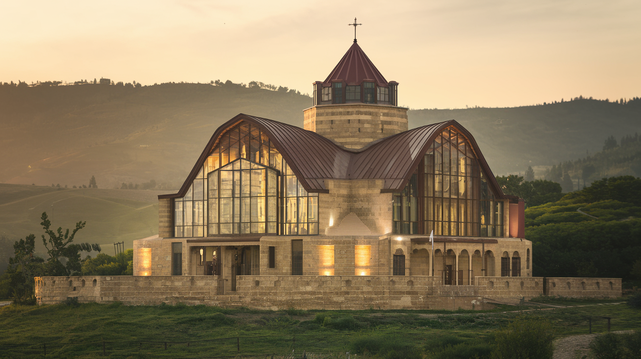 Gagra Colonnade and Gagripsh Restaurant