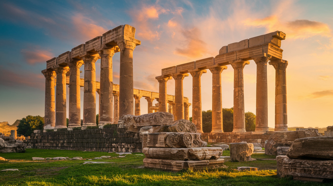 Pitsunda Cathedral and Pine Forest