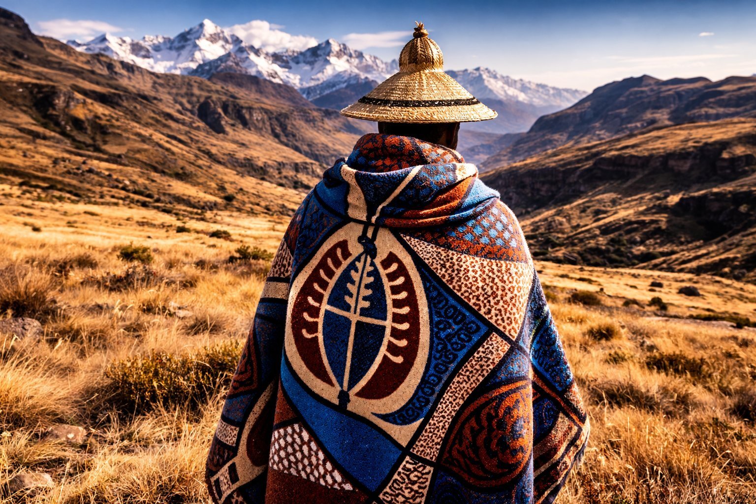 Traditional Basotho blanket