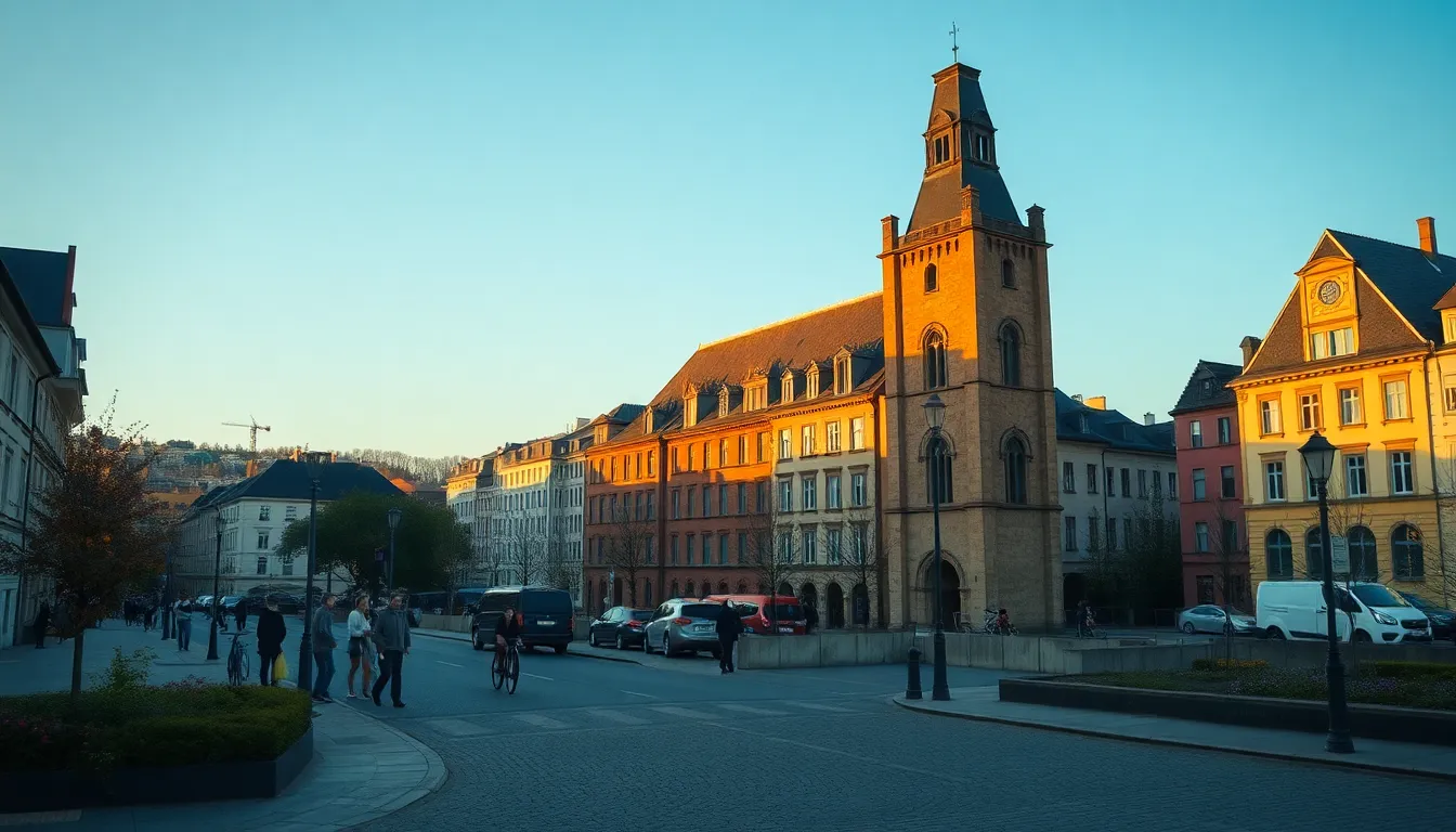 Gagra Colonnade with Tourists