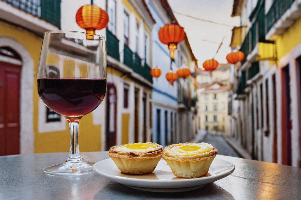Portuguese egg tarts pastel de nata Macau