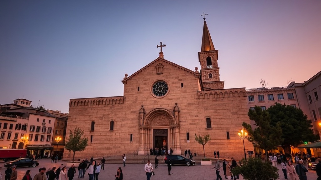 Bethlehem Colonnade and Gagripsh Restaurant