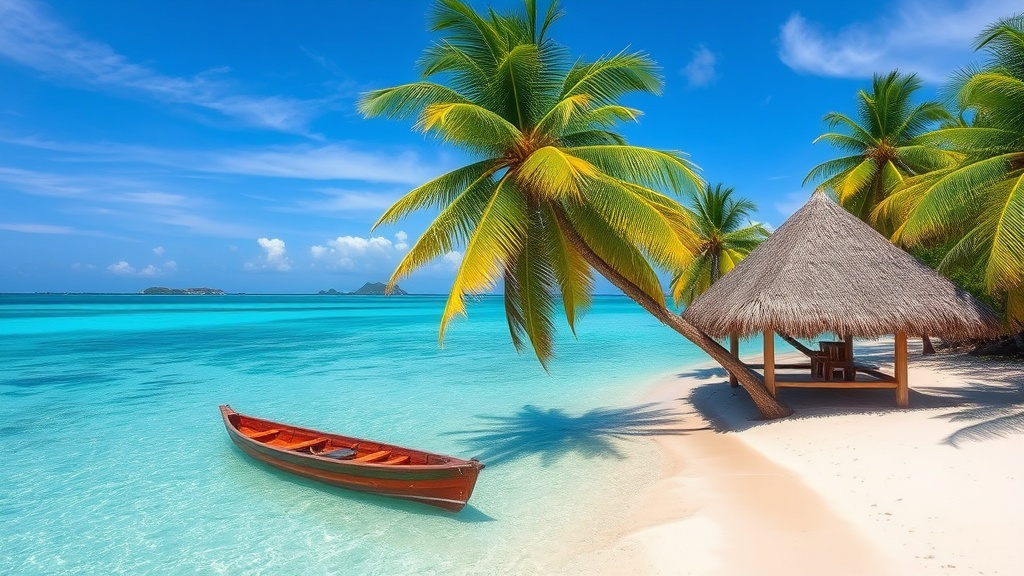 San Blas Islands white sand beach