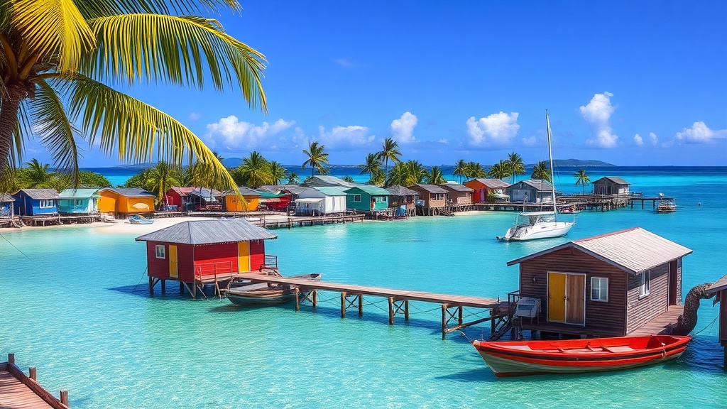 Bocas del Toro colorful houses on stilts