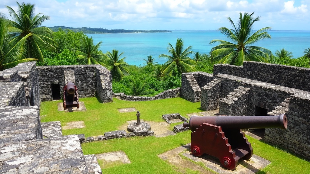 Portobelo Spanish colonial fort ruins