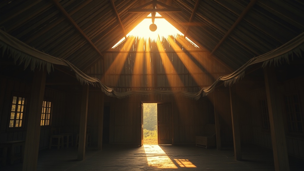 New Athos Monastery Interior with golden iconostasis