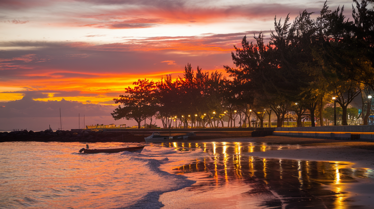 Port Moresby Promenade at Golden Hour