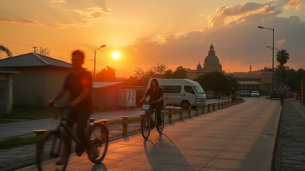 Gagra Colonnade with Tourists