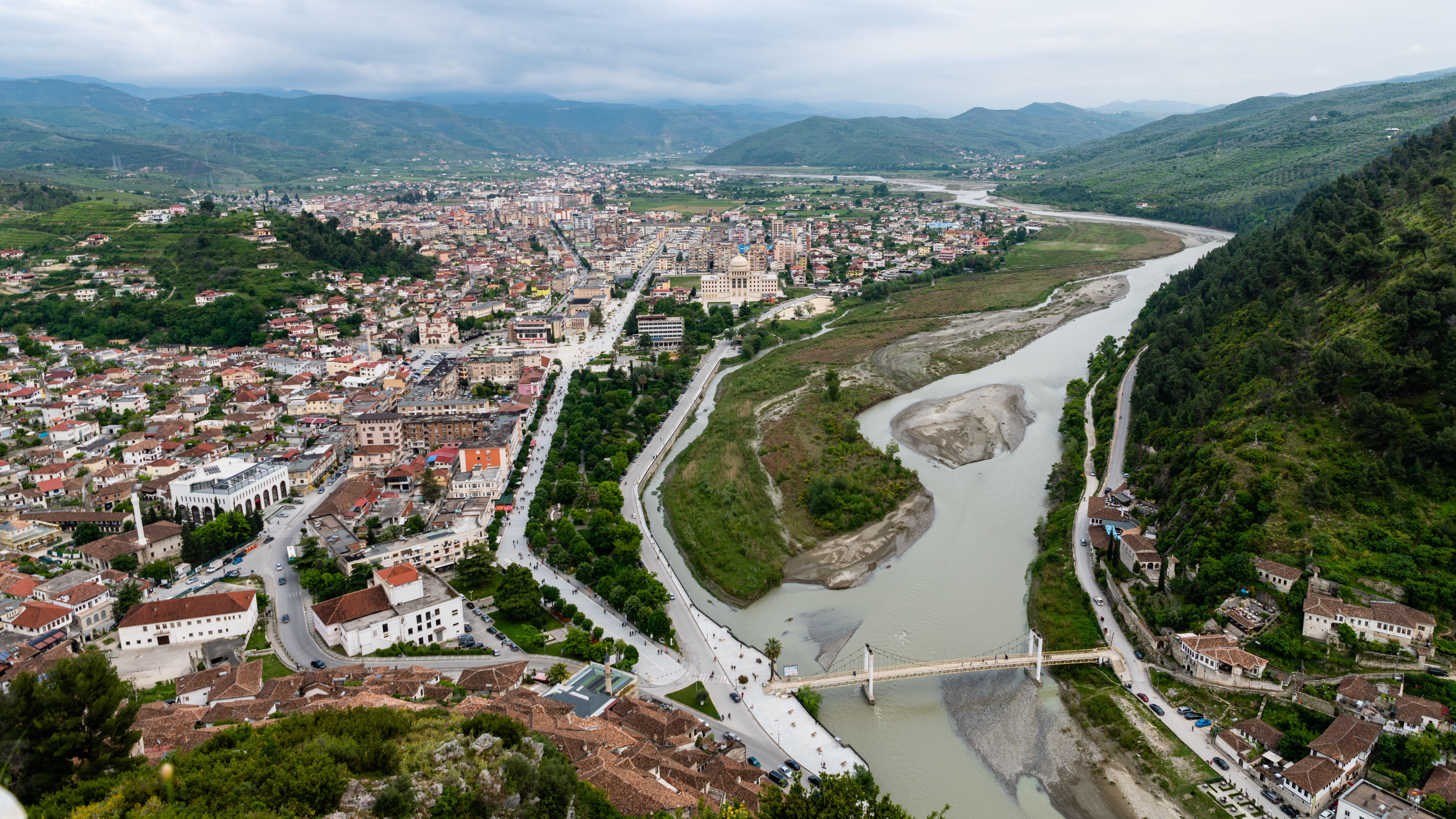 Berat white houses