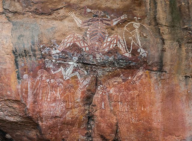 Aboriginal rock art in Kakadu