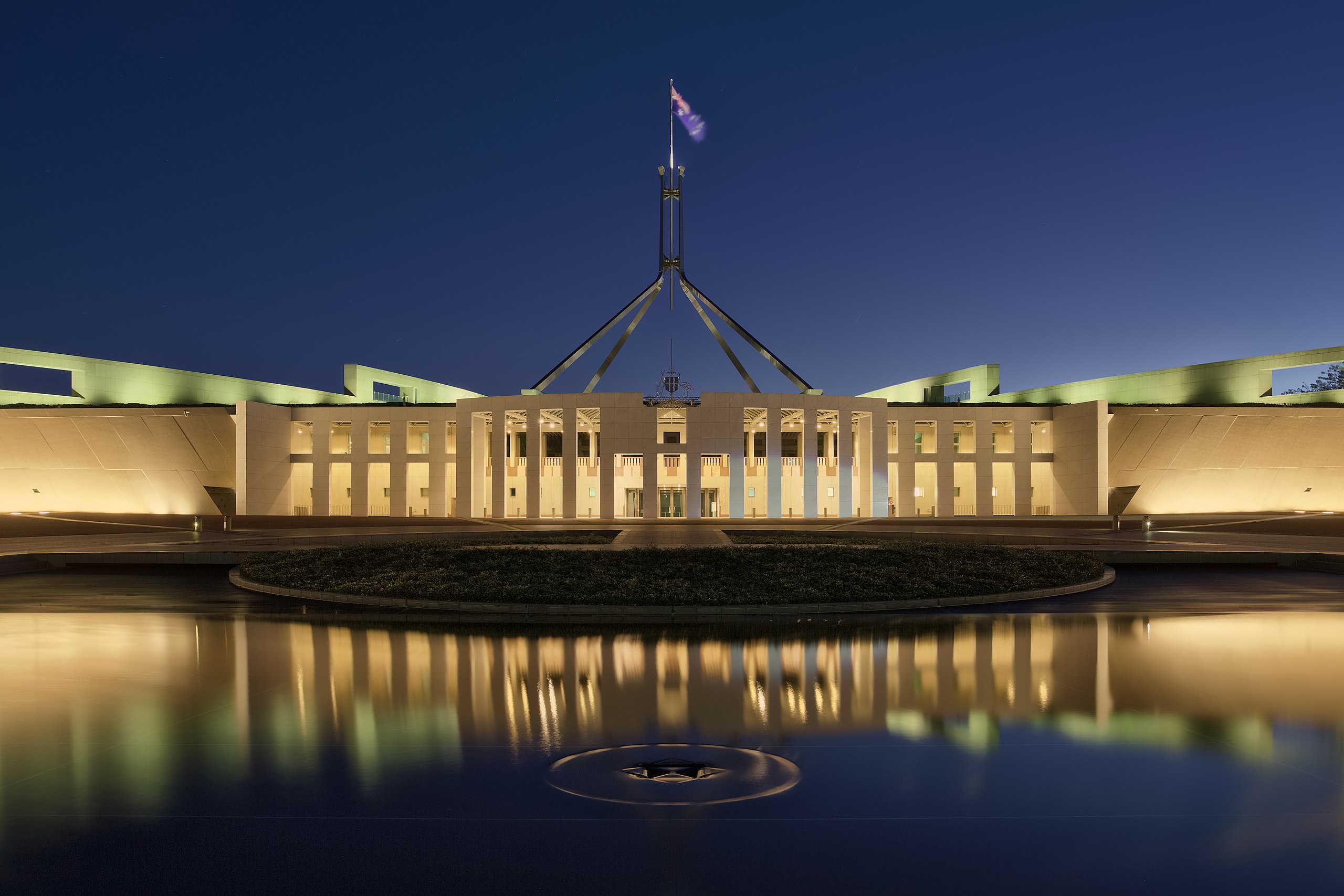 Parliament House in Canberra