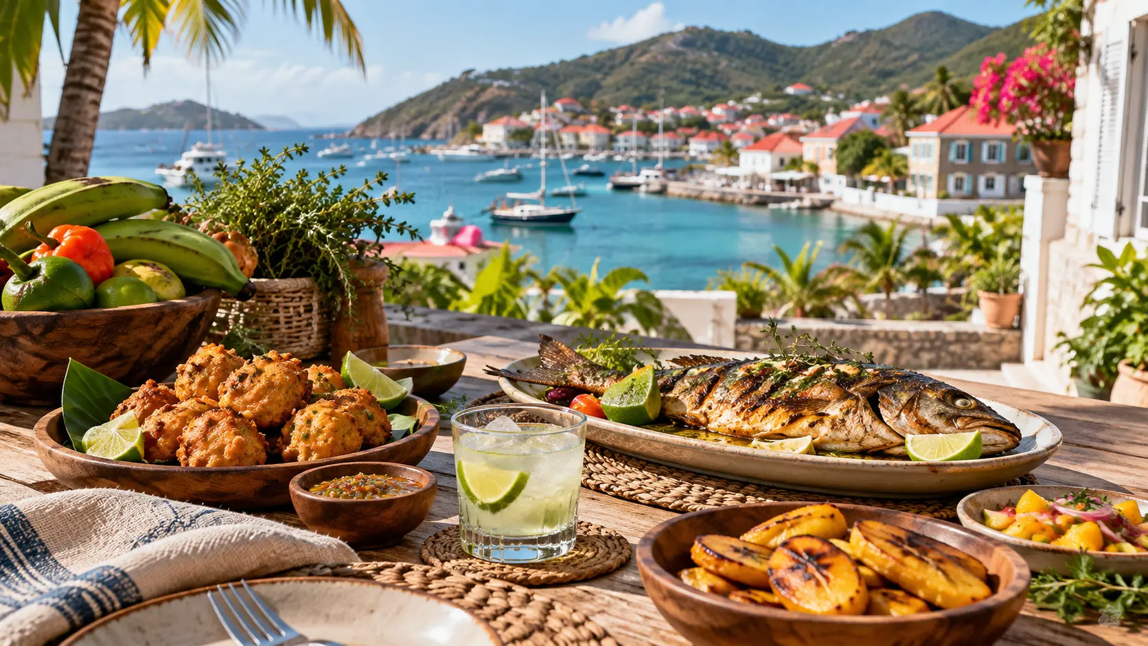 French-Caribbean food in Saint-Barthélemy
