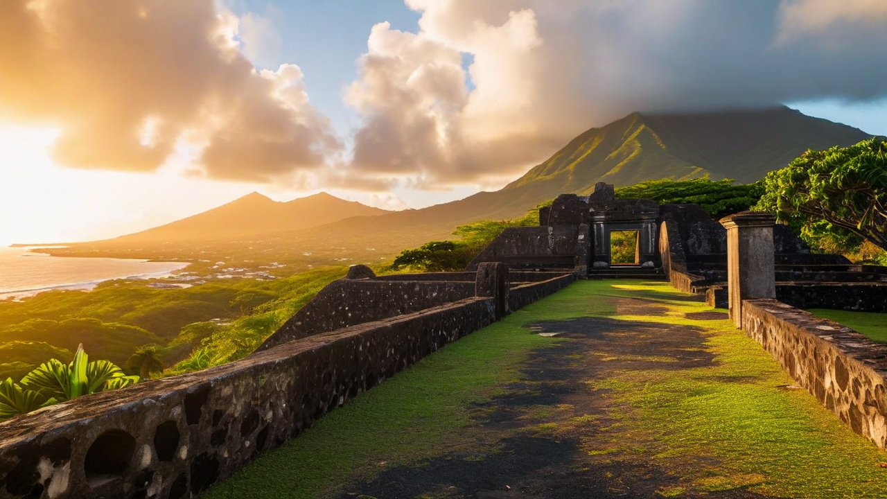 Pitsunda Cathedral and Pine Forest