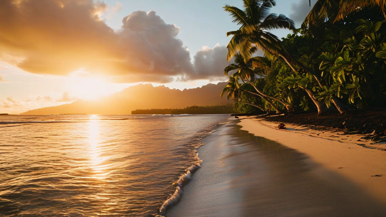 Gagra Promenade Romantic Evening