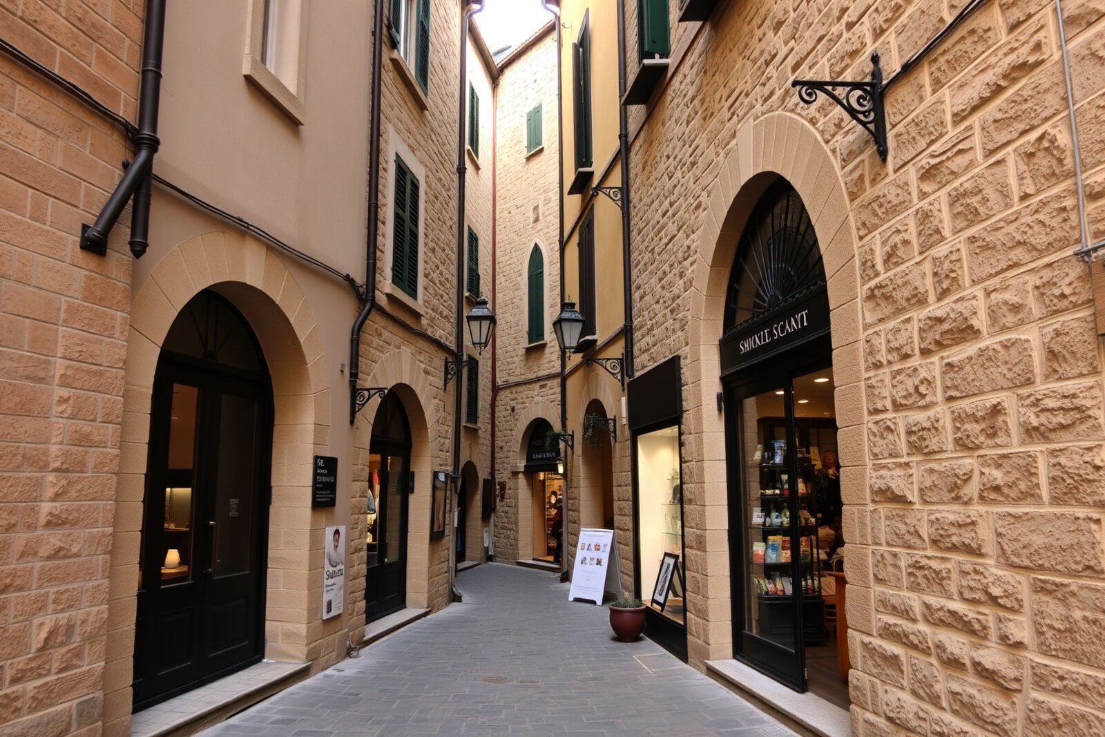 Medieval streets of the historic centre