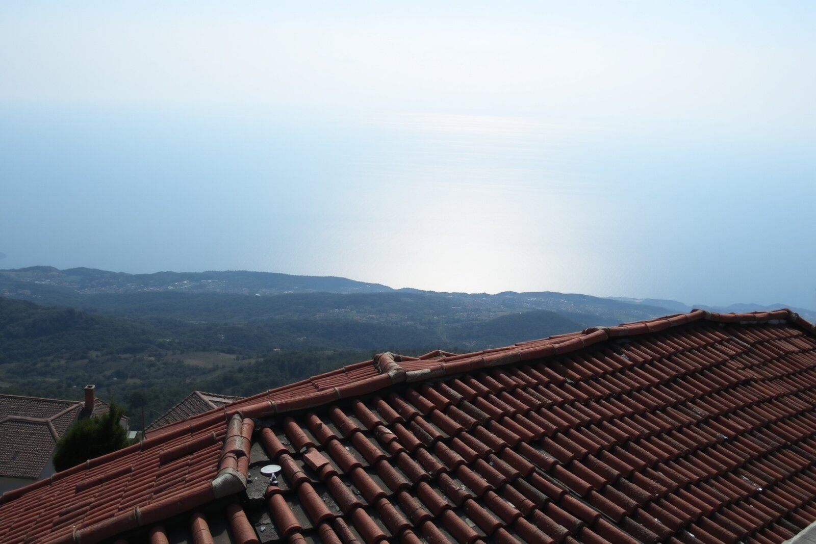 View toward the Adriatic from Mount Titano