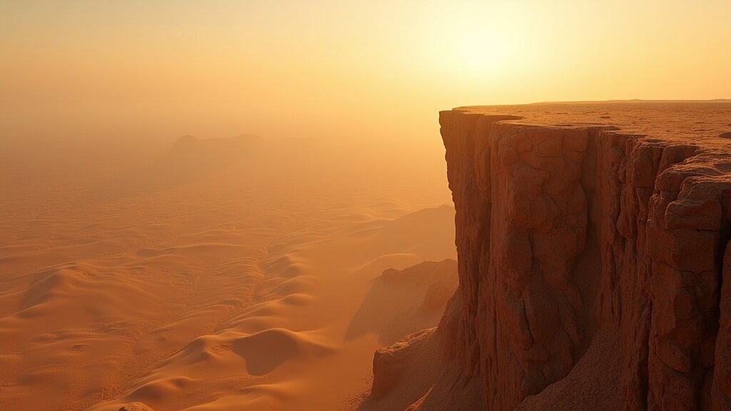 Edge of the World cliff near Riyadh