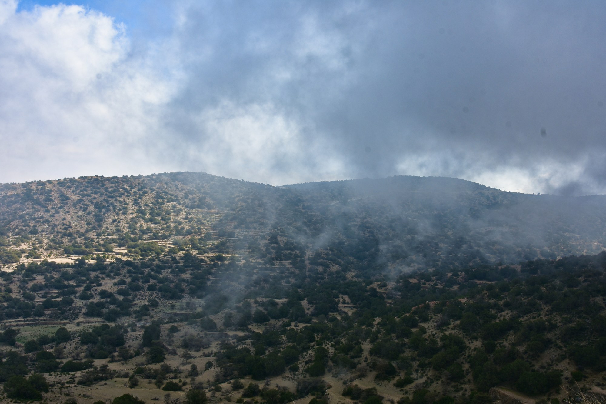 Misty green mountains of Al Bahah, Saudi Arabia's cool highland region