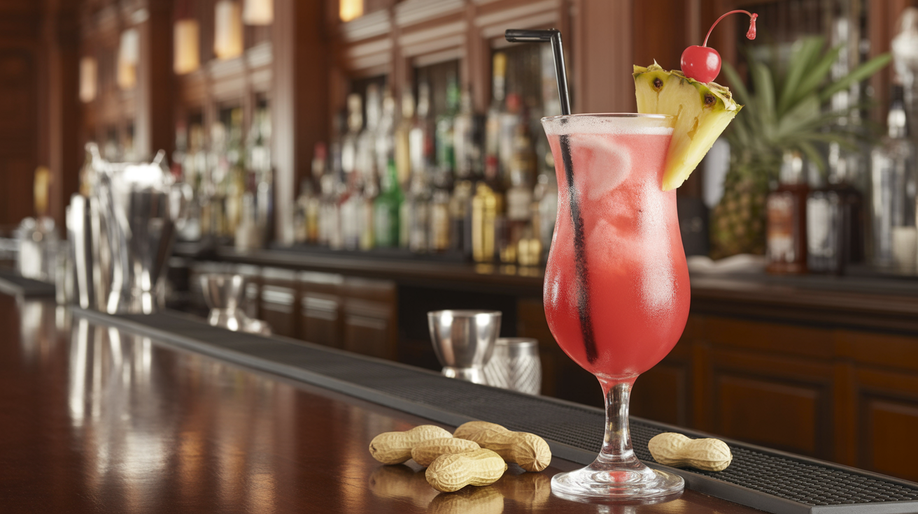 Singapore Sling at Raffles Long Bar