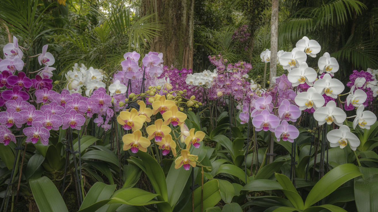 Singapore Botanic Gardens orchids