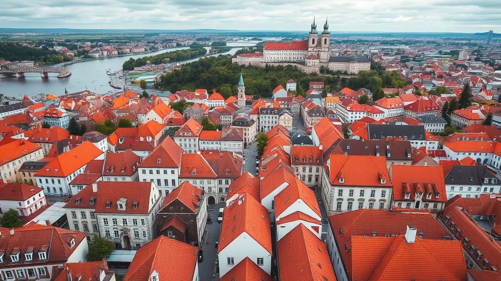 Bratislava Old Town rooftops