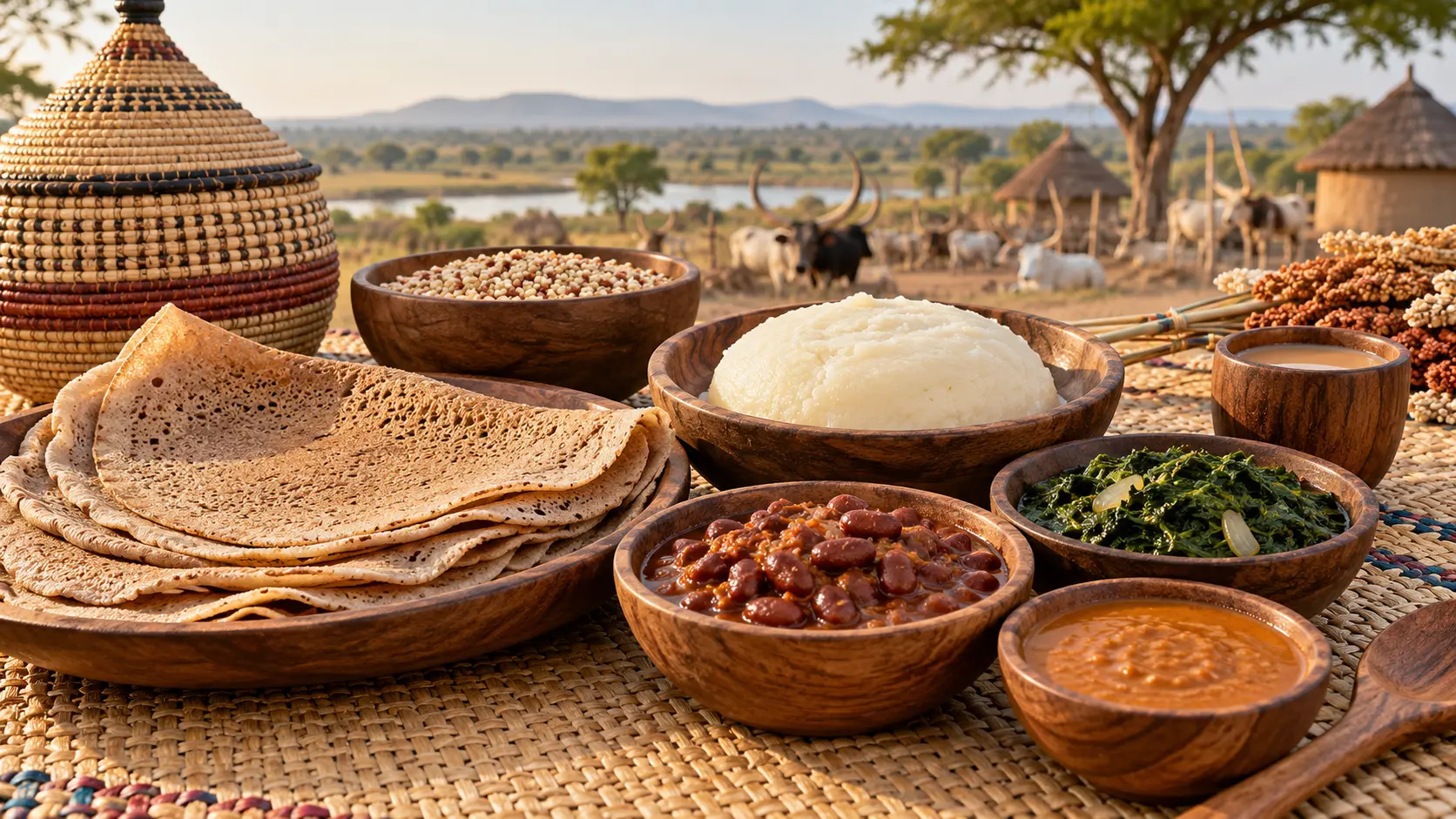 🍲 Sorghum, greens & shared tables