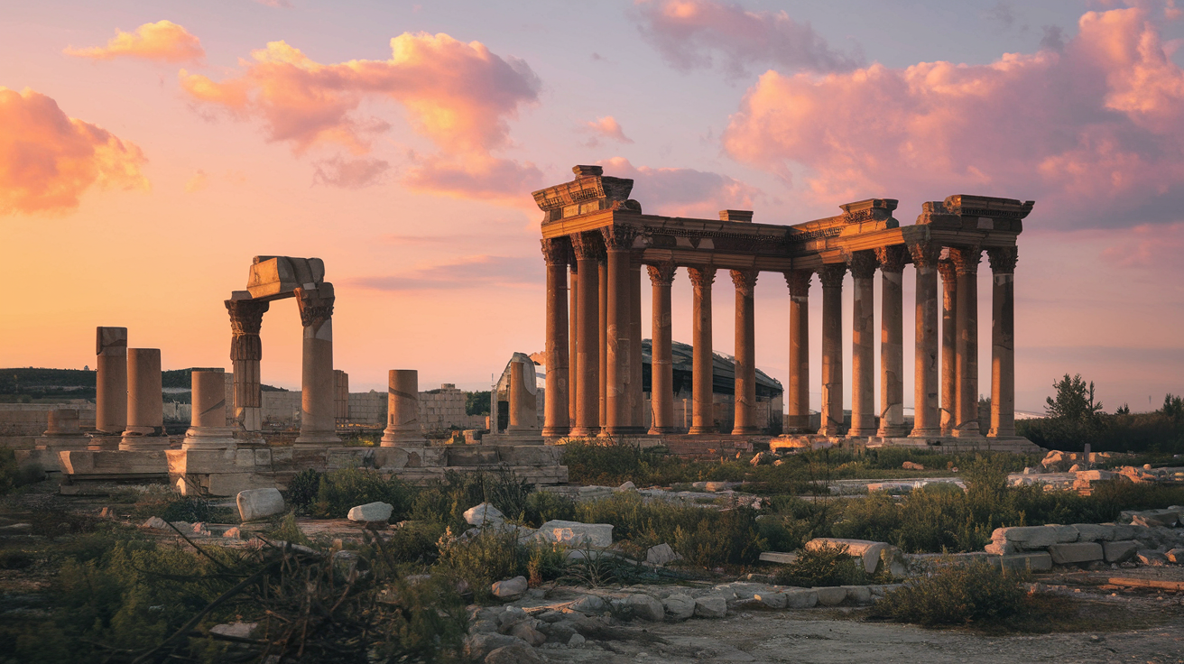 Pitsunda Cathedral and Pine Forest