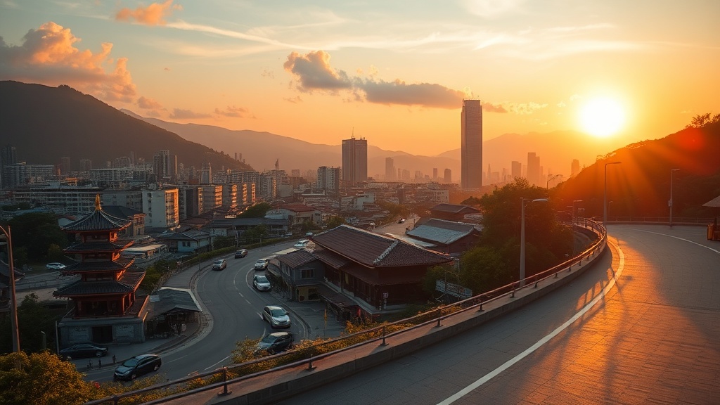 Gagra Colonnade with Tourists