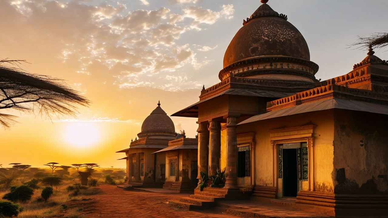 Gagra Colonnade and Gagripsh Restaurant