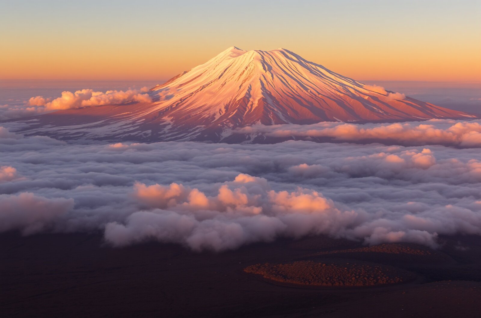Mount Kilimanjaro at sunrise