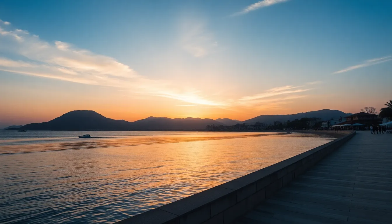 Dili Promenade at Golden Hour