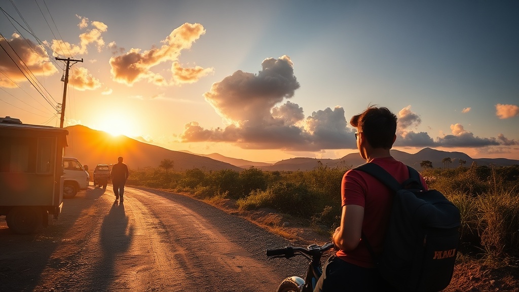 Gagra Promenade Romantic Evening