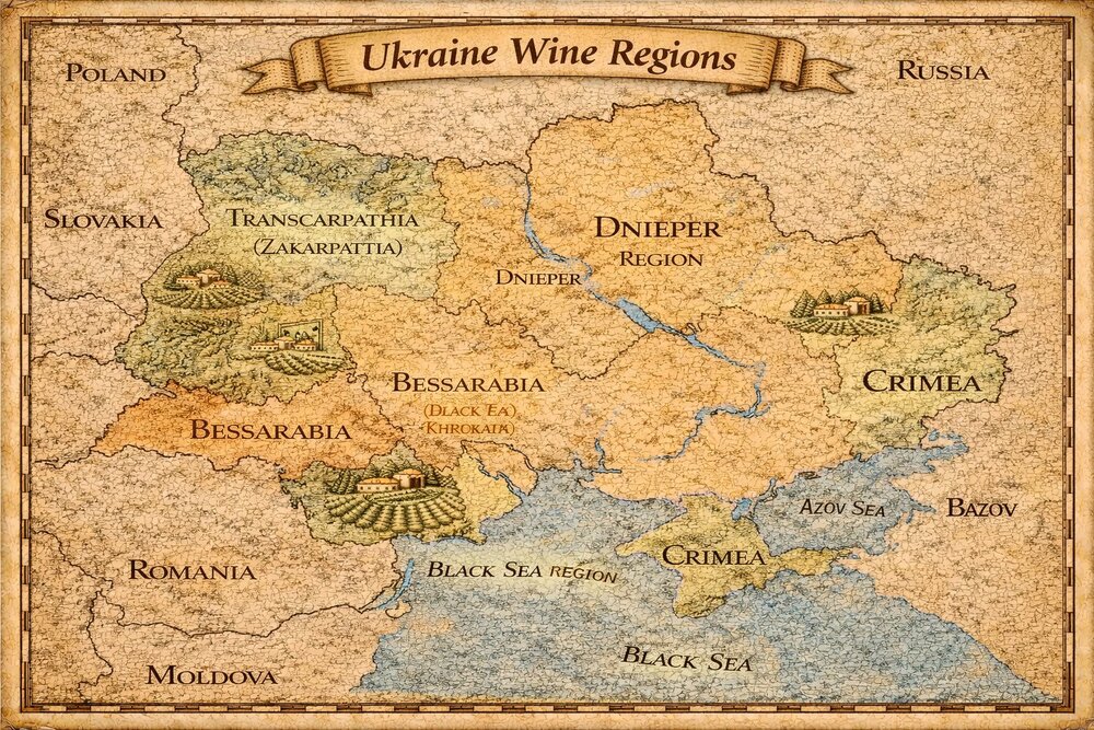 Ukrainian wine regions