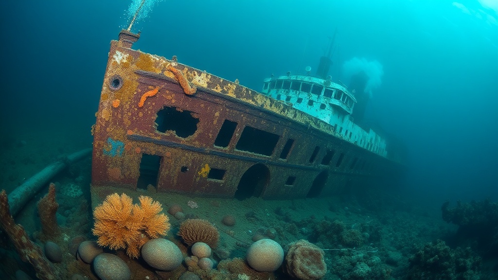 Reef and wreck diving, Santo