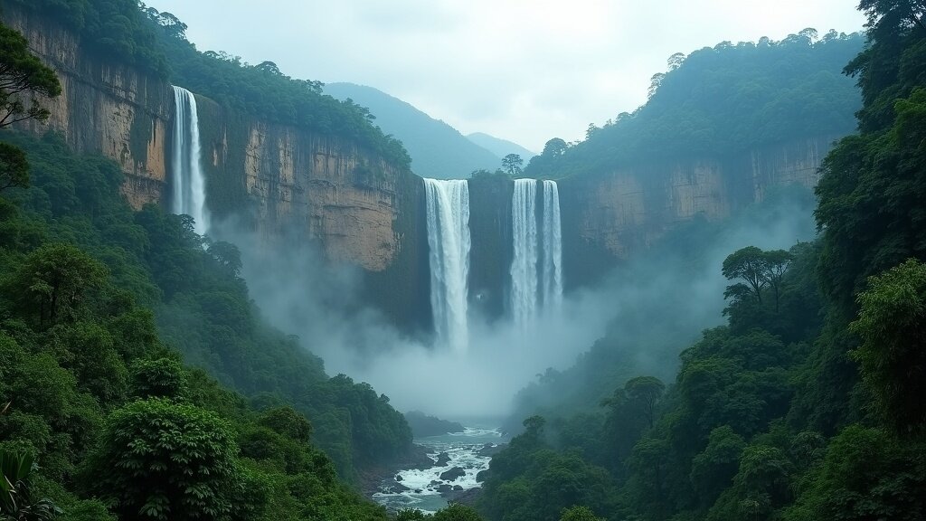 Angel Falls from the Churun river