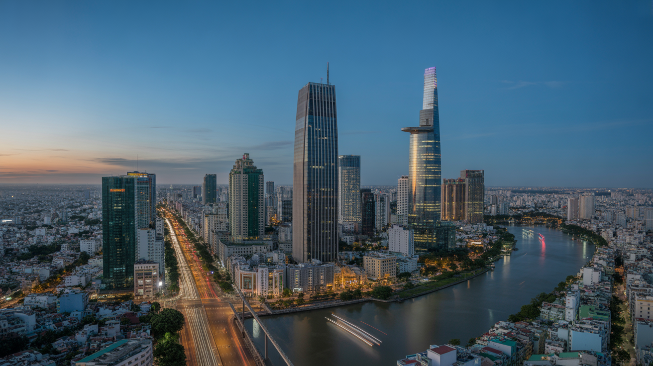 Ho Chi Minh City skyline