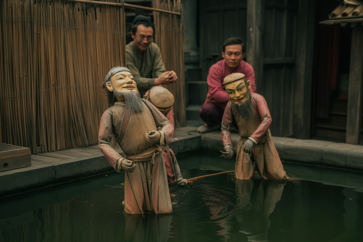 Water puppet theatre Hanoi