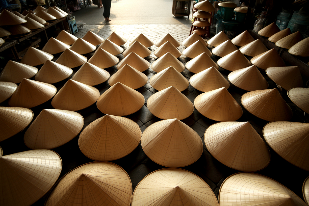 Vietnamese conical hats