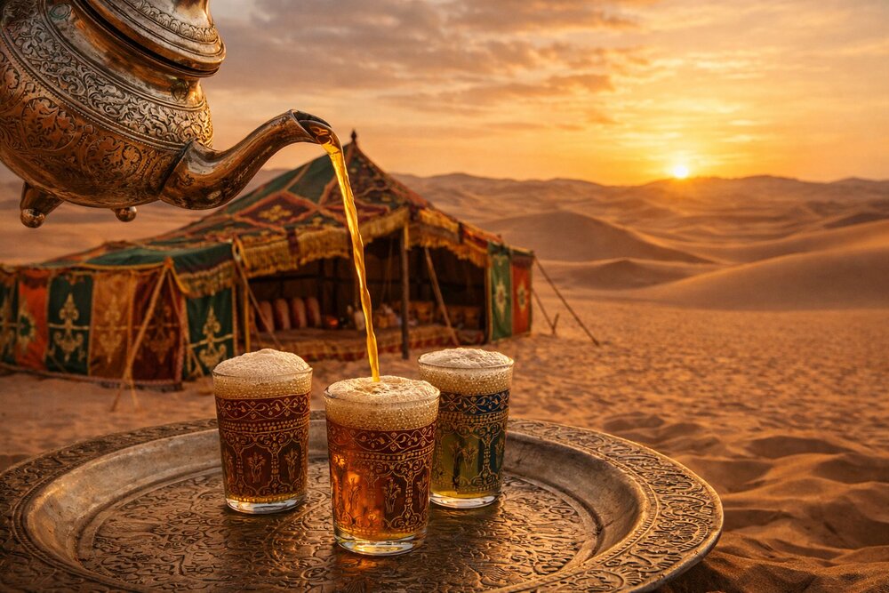 Sahrawi tea service