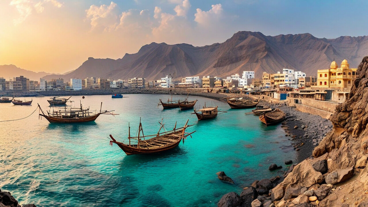 Aden Harbor Panorama